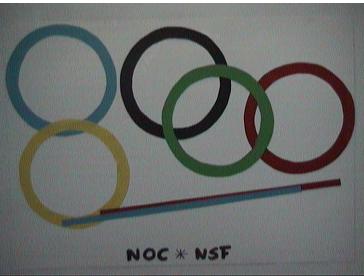 Olympische ringen - knutselen tijdens de olympische spelen