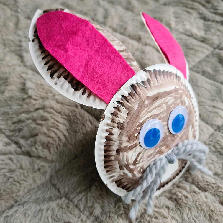 Pasen Knutselen Paashaas Papieren bordjes