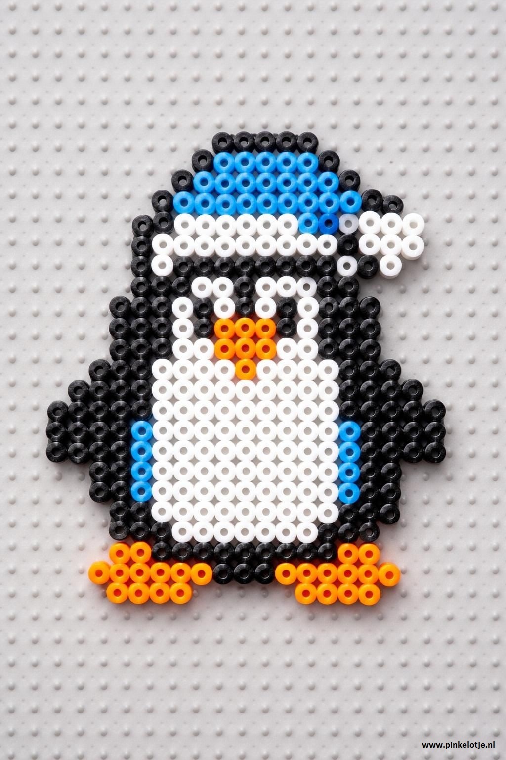 Pinguïn van strijkkralen